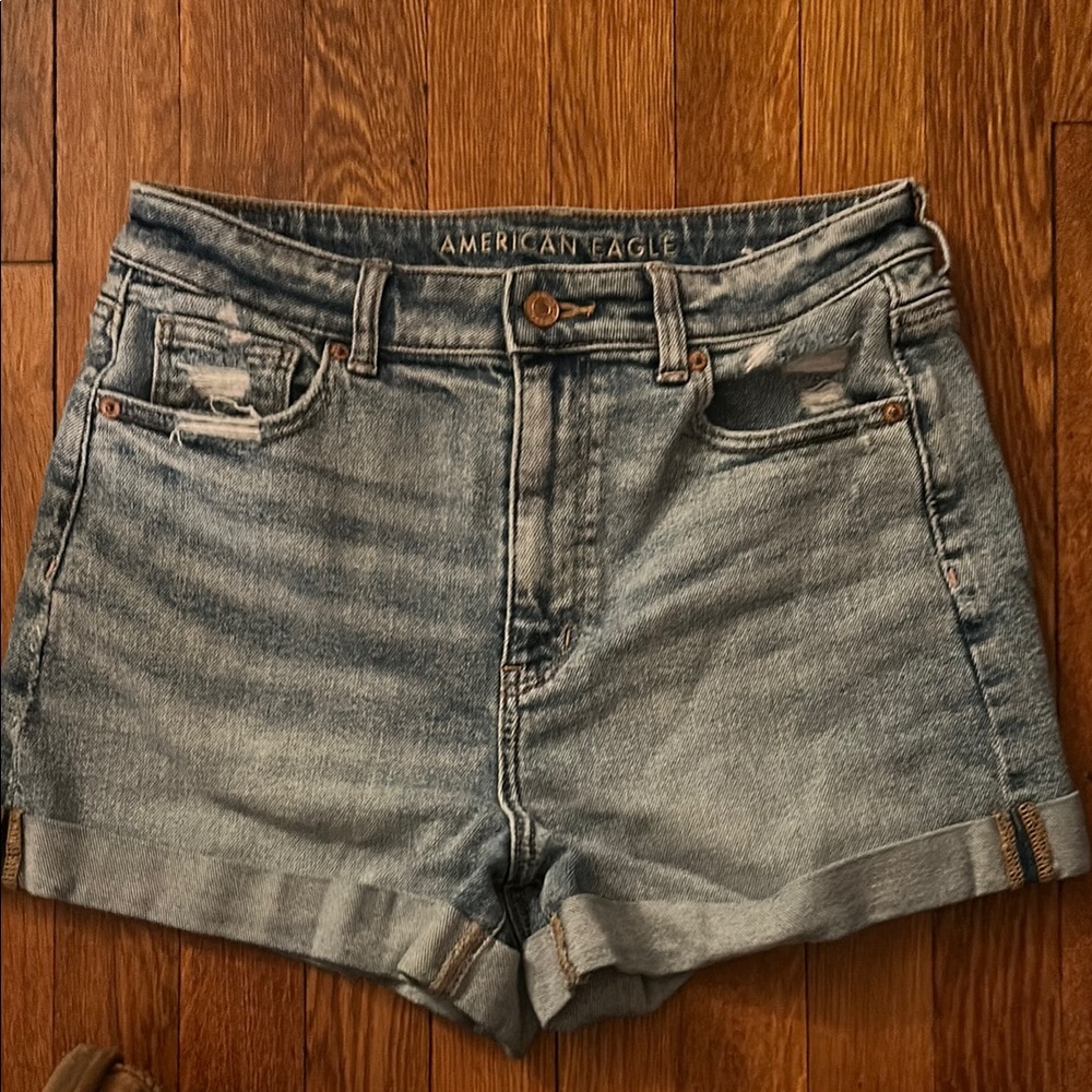 American Eagle Outfitters Women's Blue Denim Shorts